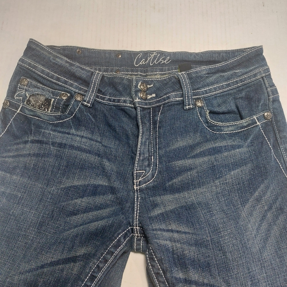 Cartise Women's Denim Jeans Size 12 - Picture 14 of 16